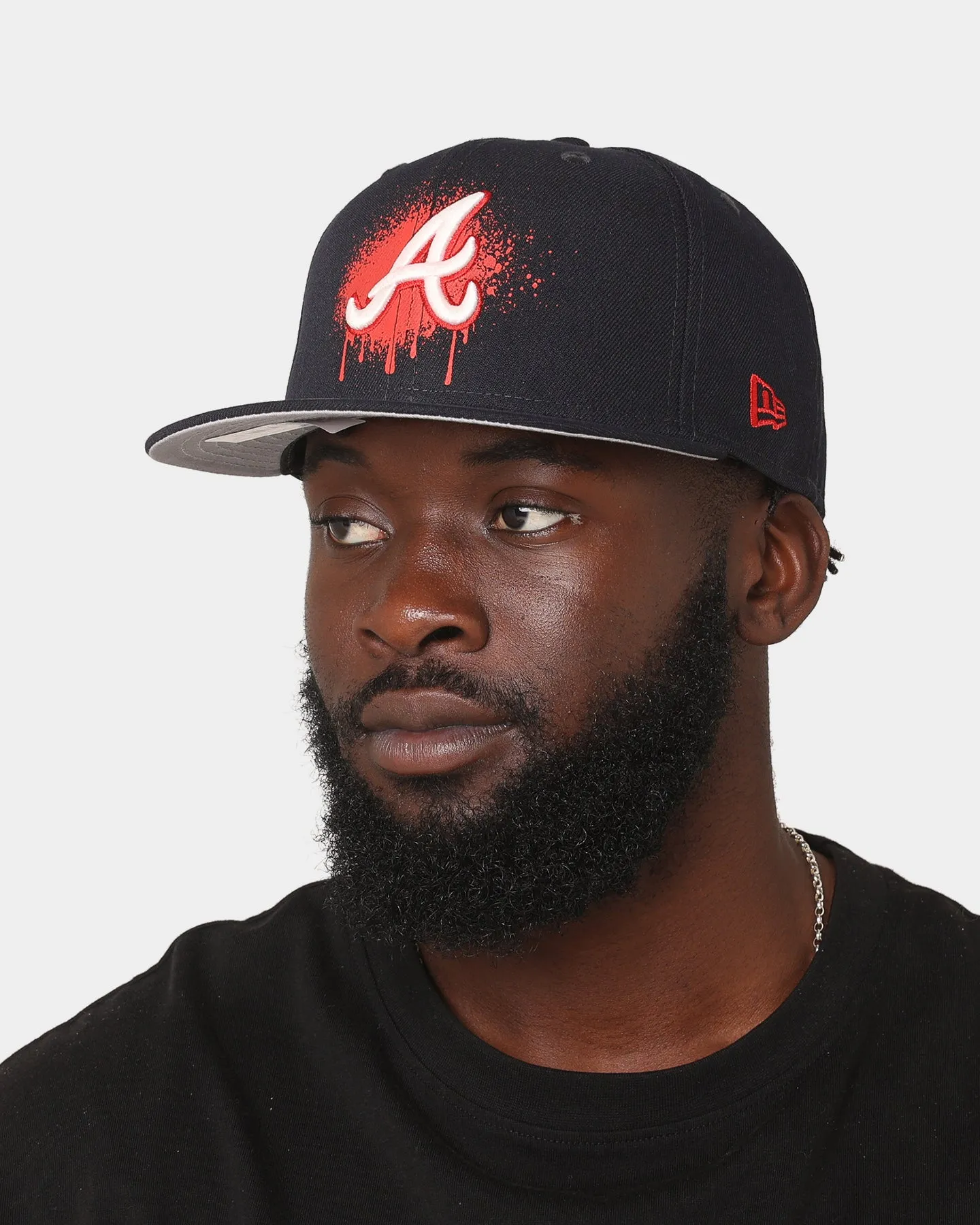 New Era Atlanta Braves 'Spray Paint Glow' 59FIFTY Fitted Original Team Colours