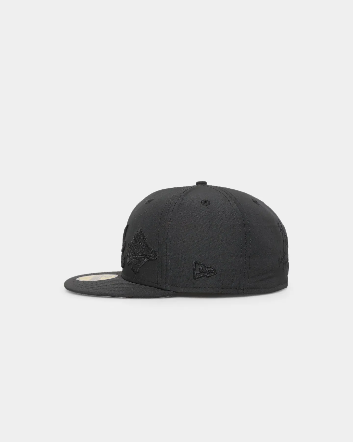 New Era Atlanta Braves 'Triple Black Multi Logo Prolight' World Series 59FIFTY Fitted Black/Black