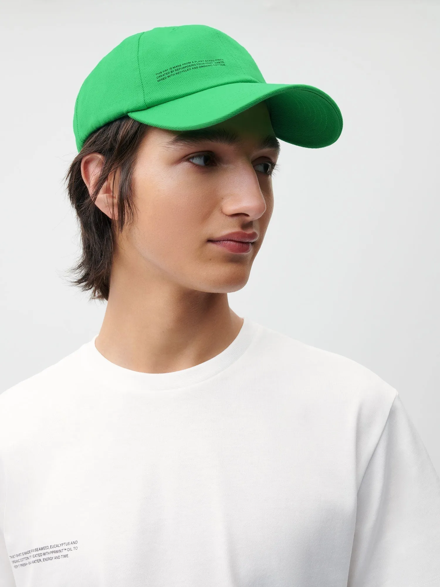 Oilseed Hemp Twill Baseball Cap—jade green