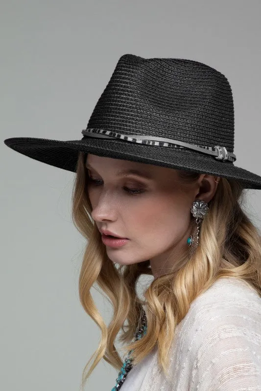 Panama Hat with Double Trim