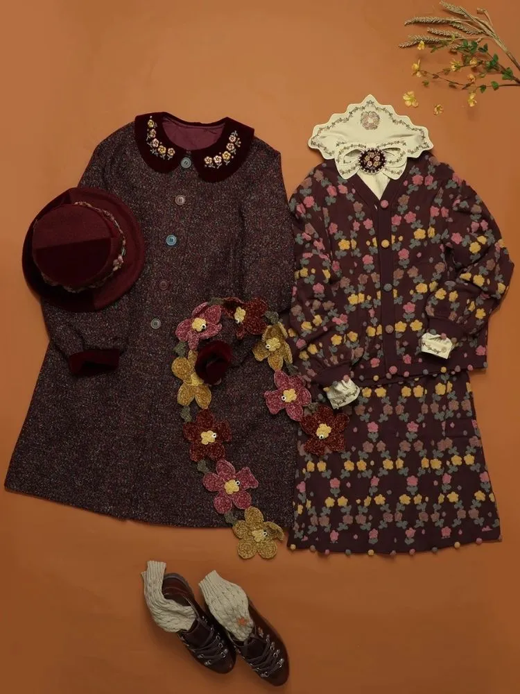 Patchwork Tweed Vintage Aged Bowler Hat【s0000006937】