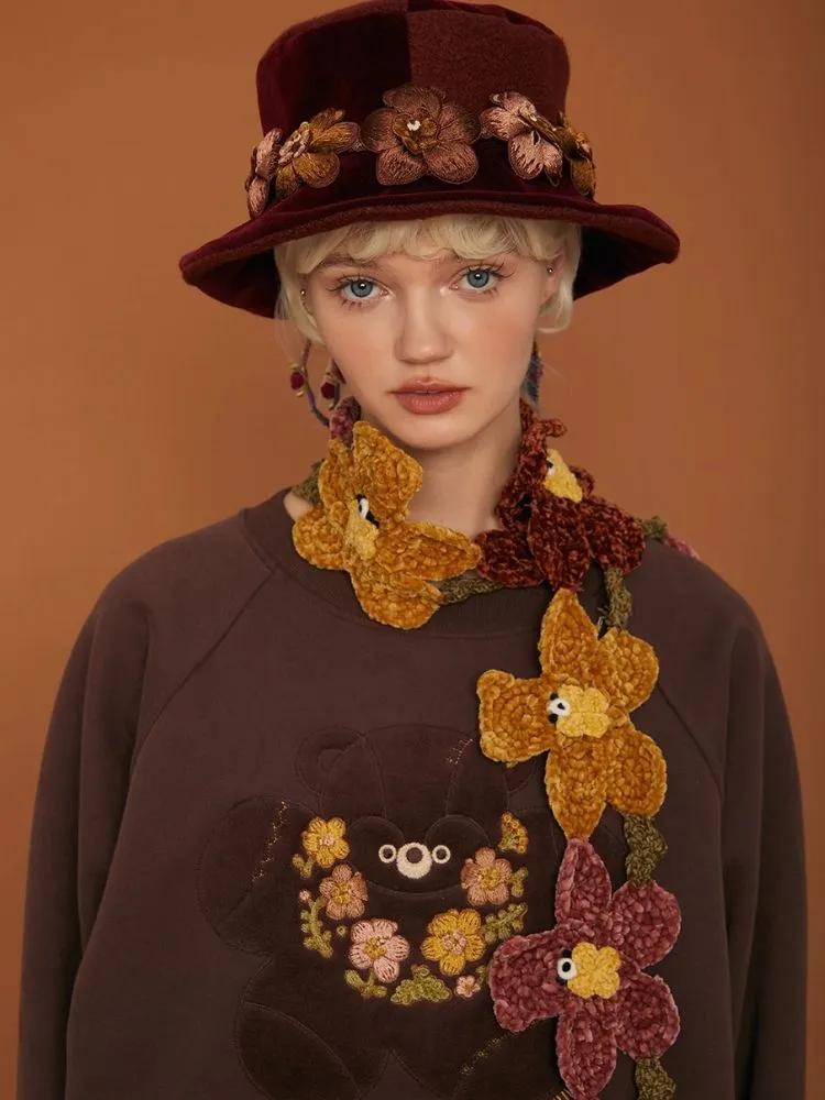 Patchwork Tweed Vintage Aged Bowler Hat【s0000006937】