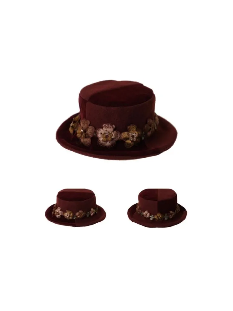Patchwork Tweed Vintage Aged Bowler Hat【s0000006937】