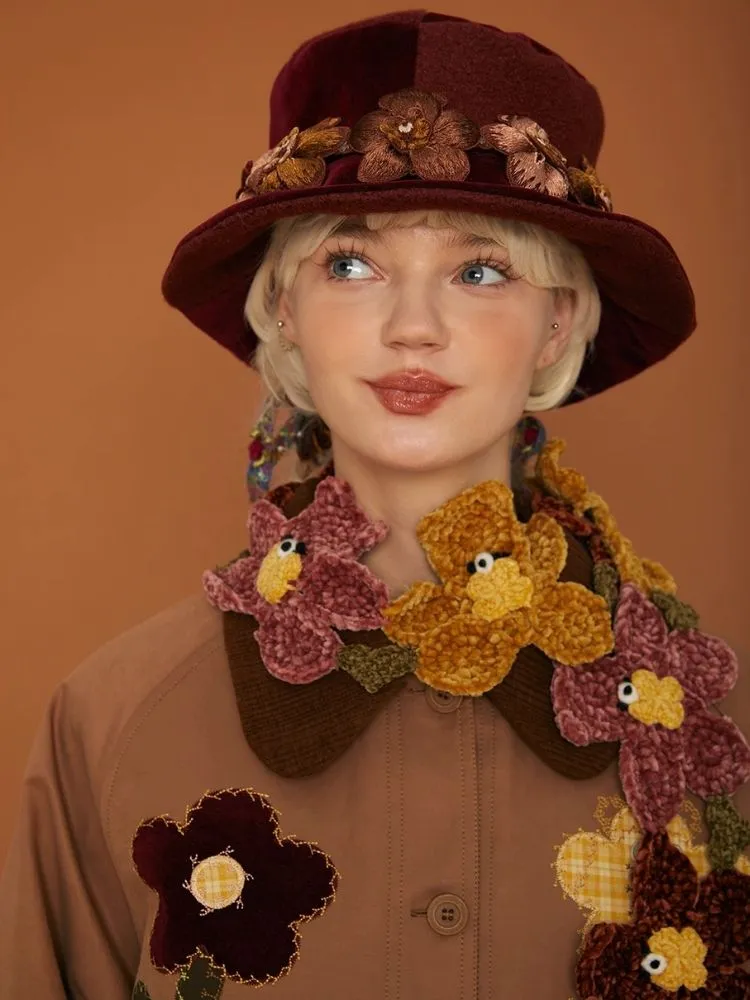 Patchwork Tweed Vintage Aged Bowler Hat【s0000006937】