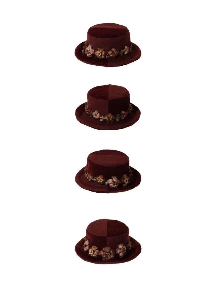 Patchwork Tweed Vintage Aged Bowler Hat【s0000006937】