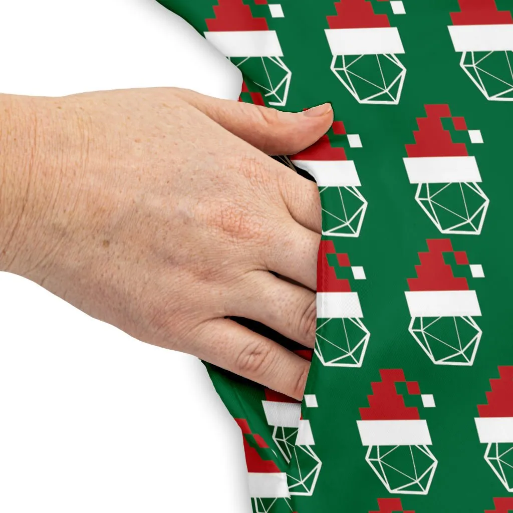 Pixel Santa Hats Dice Dress
