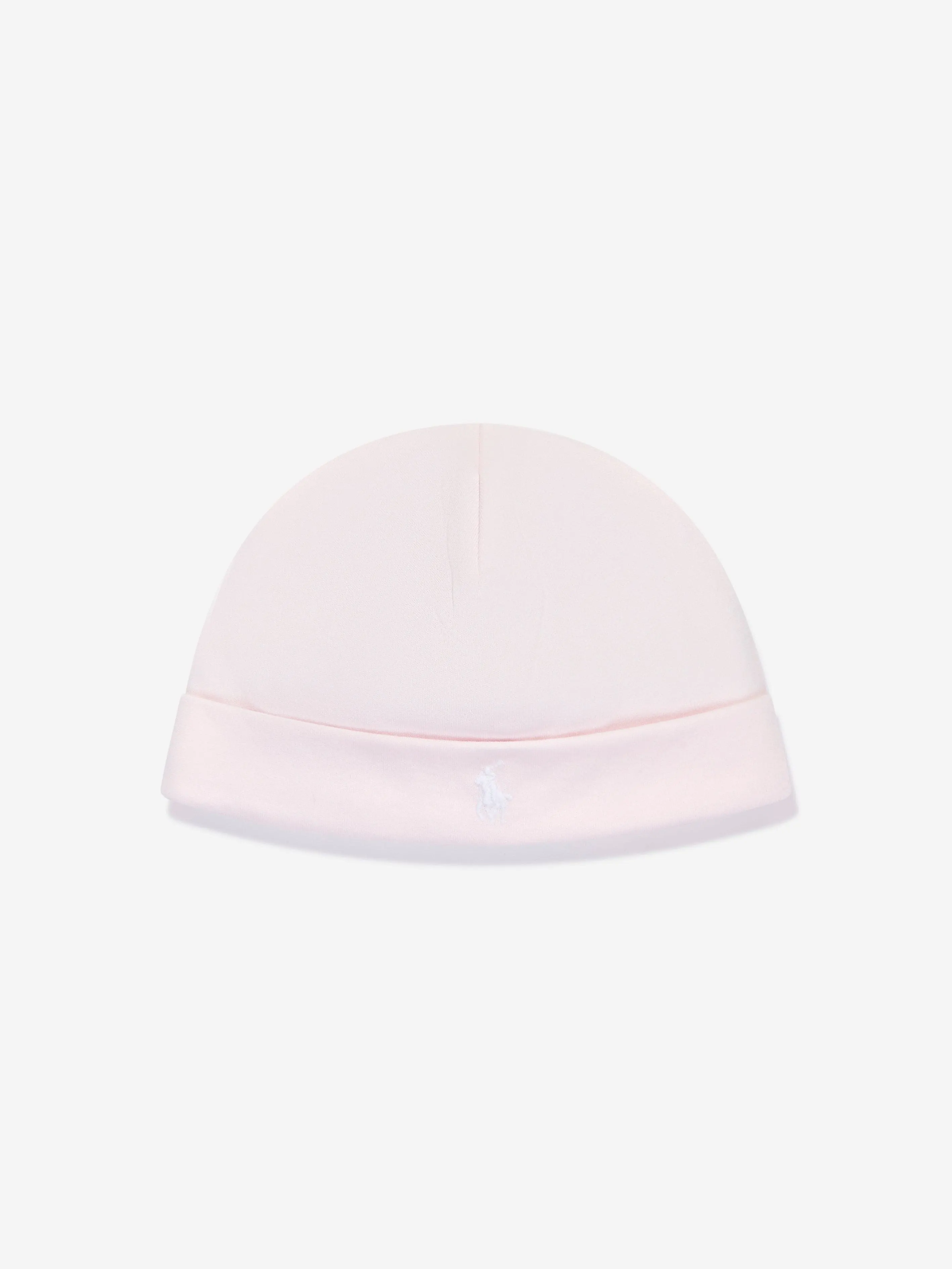 Ralph Lauren Baby Girls Logo Beanie Hat in Pink