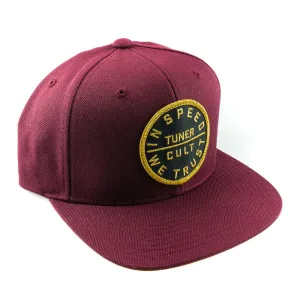 Snap Back "Golden" Burgundy