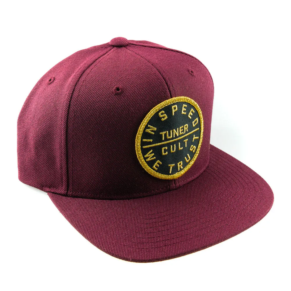 Snap Back "Golden" Burgundy