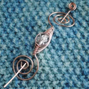 Sparkle Shawl Pin - Rose Gold Noteworthy Classic