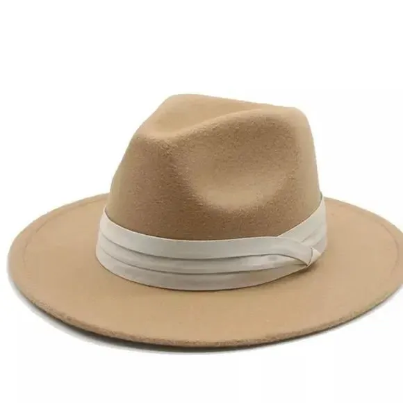 Wide Band Fedora Hat