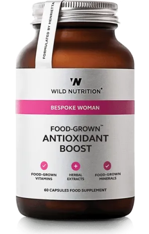 Wild Nutrition Food-Grown Antioxidant Boost For Women 60 Caps