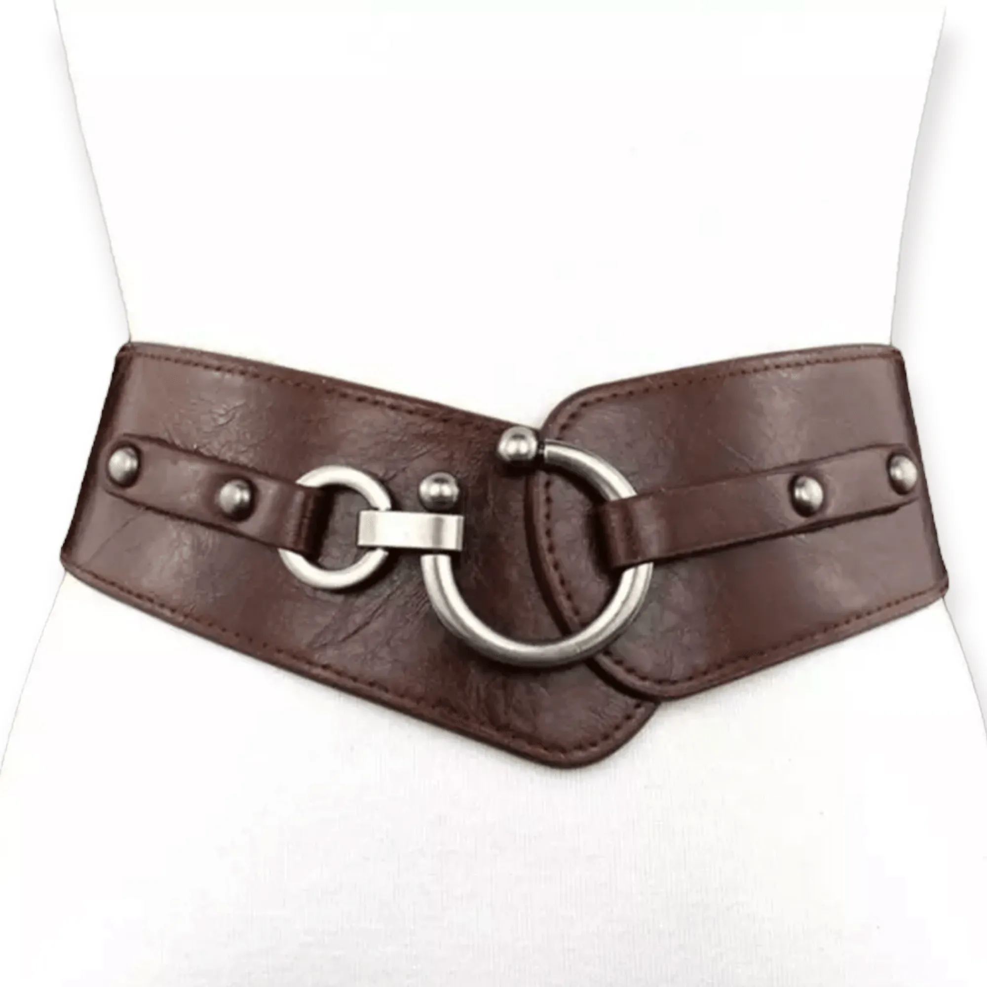 Women's Wide Leather Belt